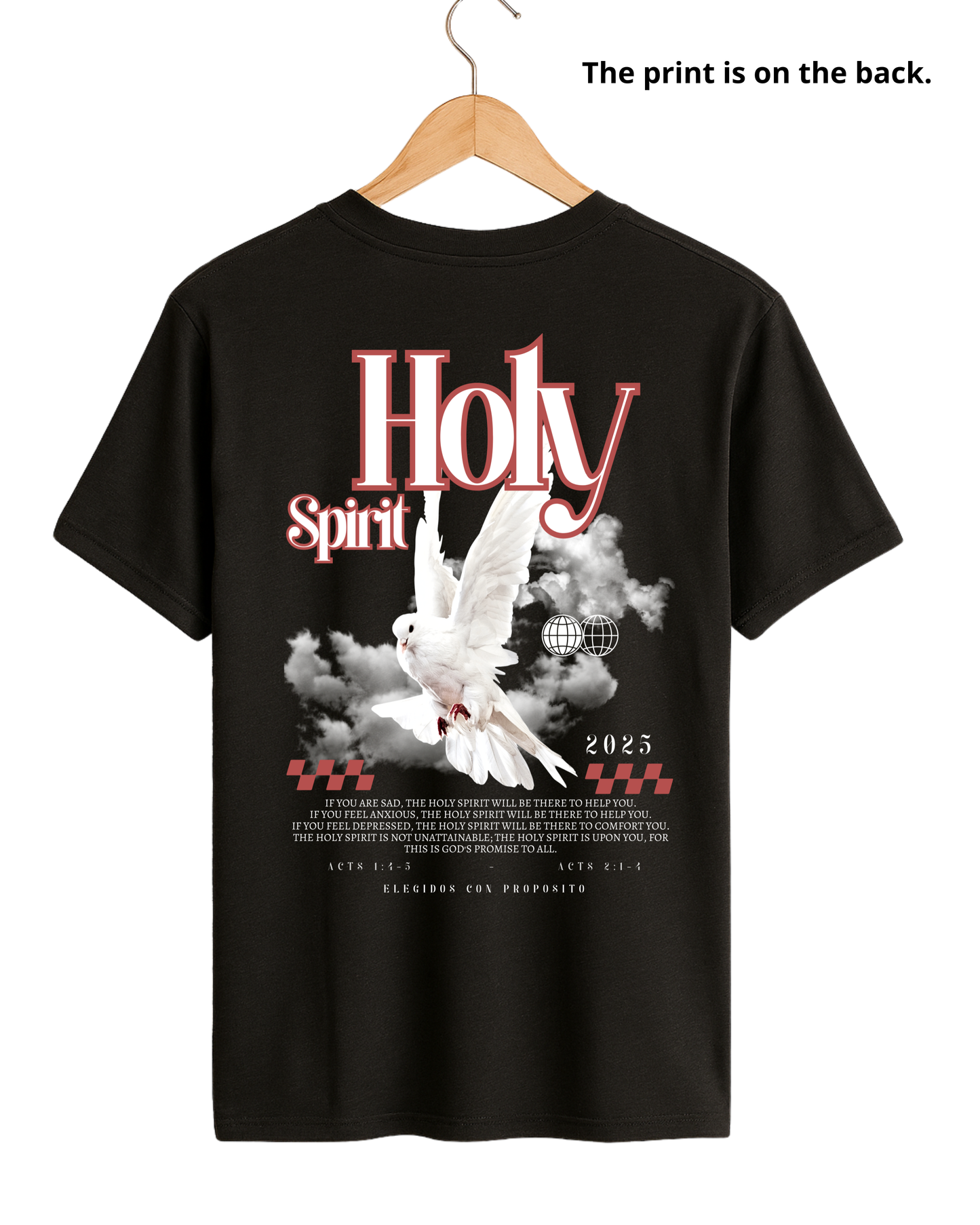 "Holy Spirit" Minimalist Christian Tee | ECP Collection
