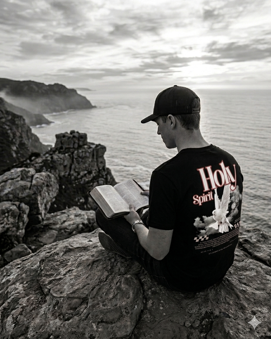 "Holy Spirit" Minimalist Christian Tee | ECP Collection