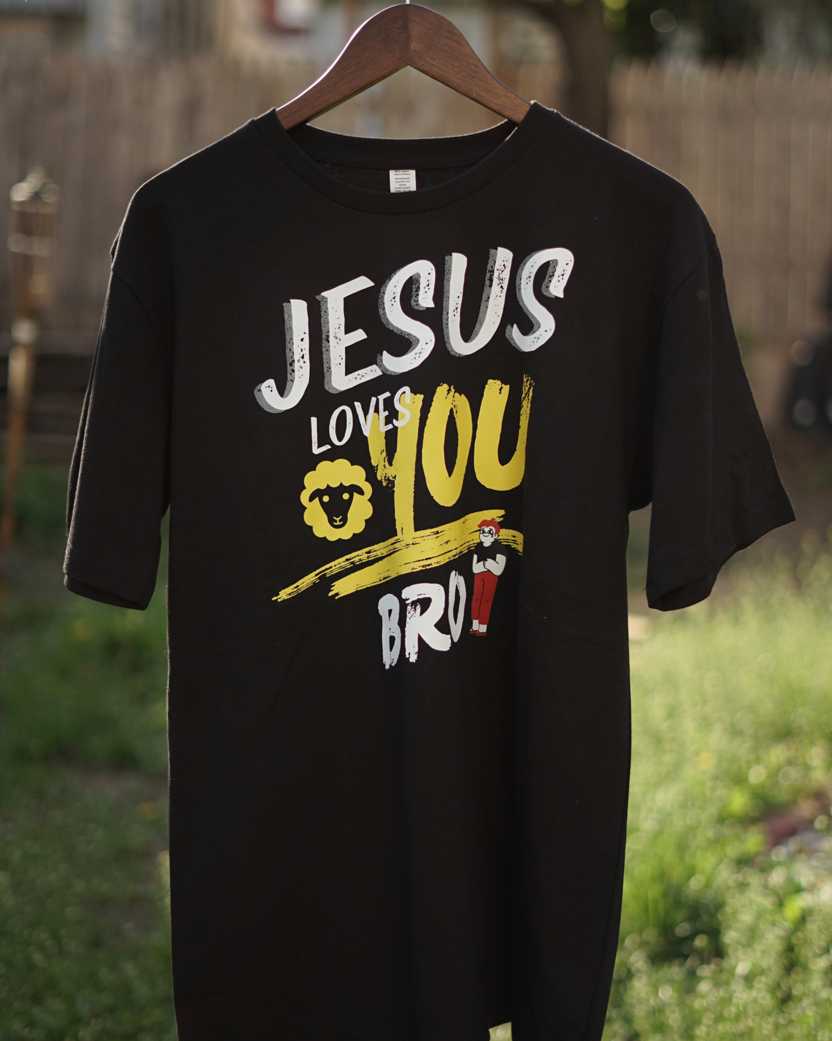 T-Shirt , Jesus Loves You Bro