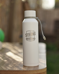Joshua 1:9  Stainless Steel Water Bottle – White Mate  – 24 oz