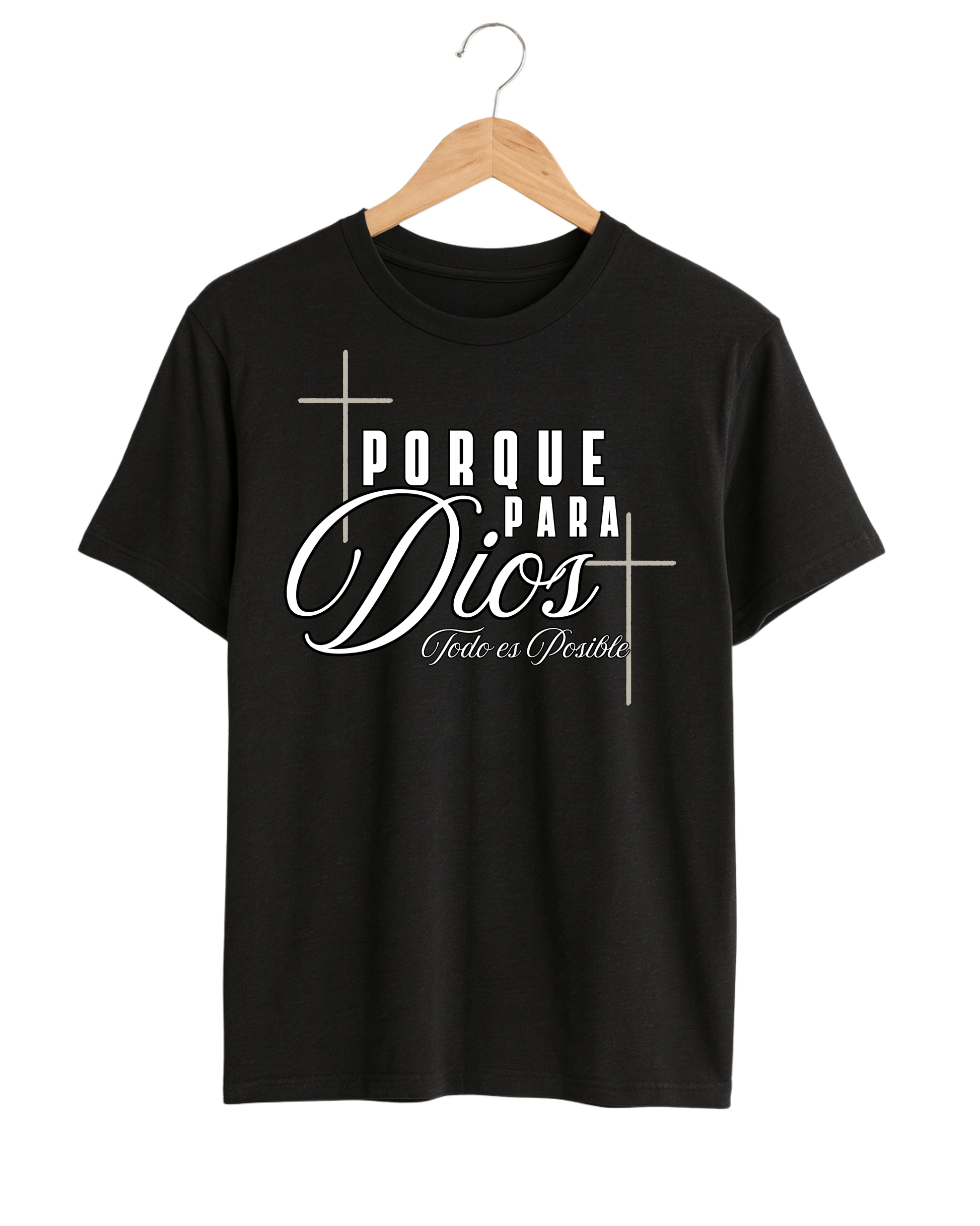 "Matthew 19:26" Minimalist Christian Tee - Heavyweight Premium - ECP collection