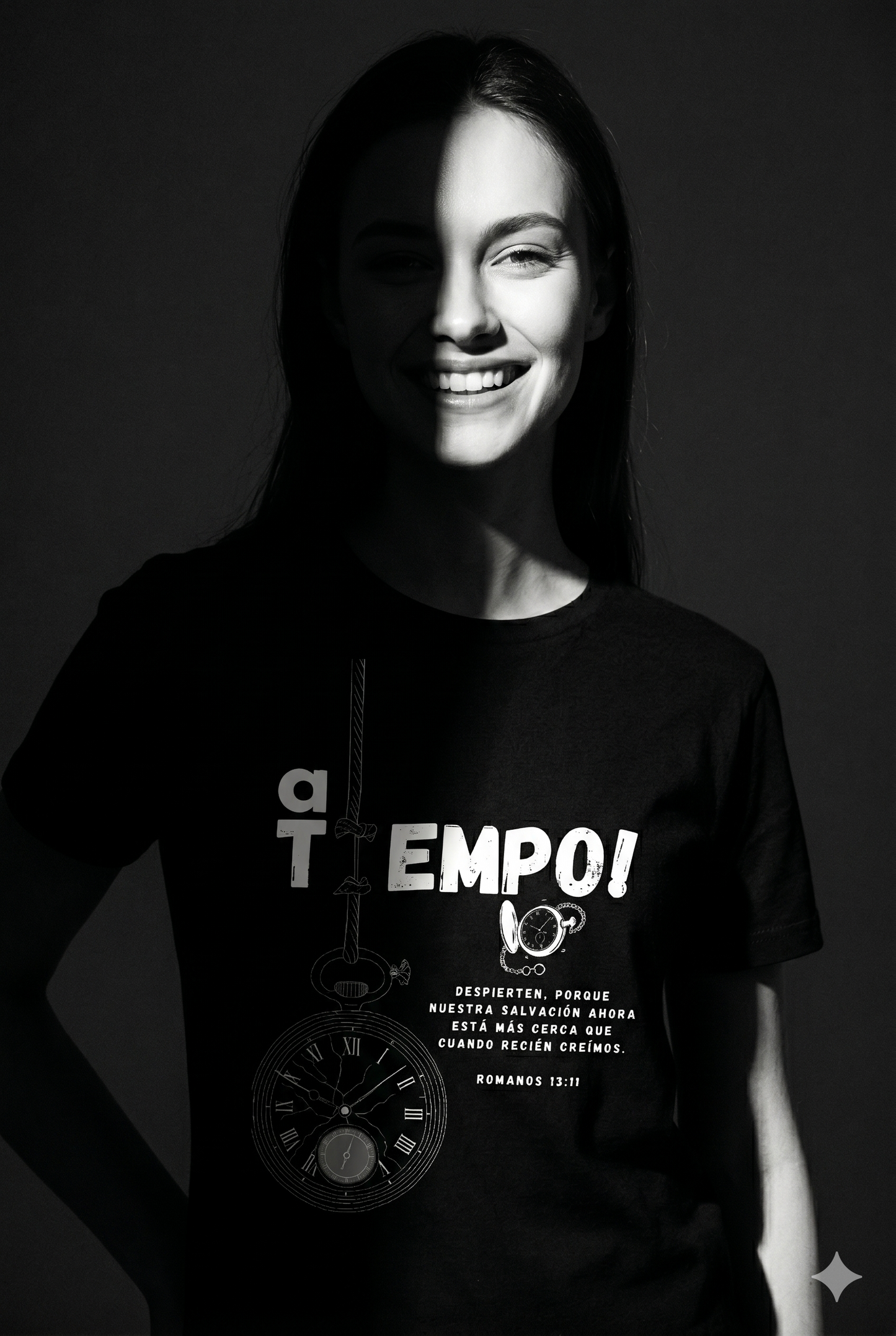 "In Time!" Romans 13:11 Minimalist Christian Tee | ECP Collection