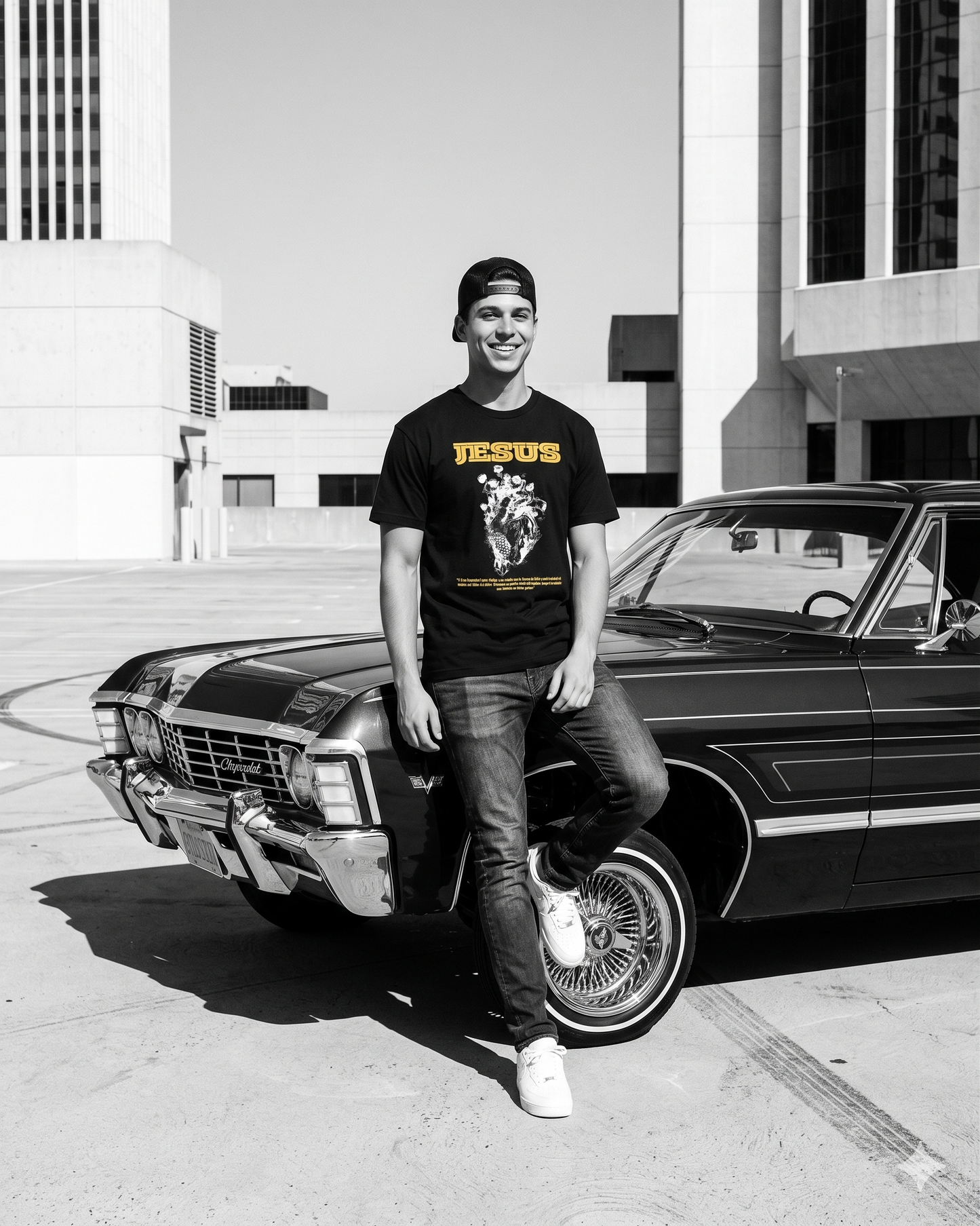 T-Shirt , "He First Loved Us" Minimalist Christian Tee | ECP Collection