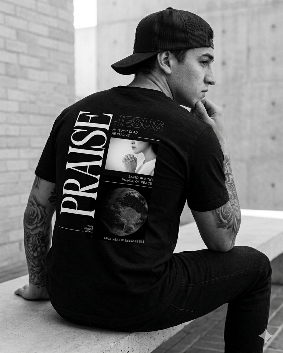 "Praise the Lord" Minimalist Christian Tee | ECP Collection