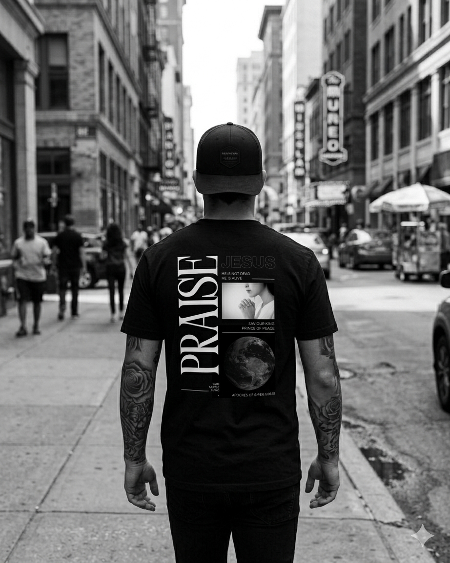"Praise the Lord" Minimalist Christian Tee | ECP Collection