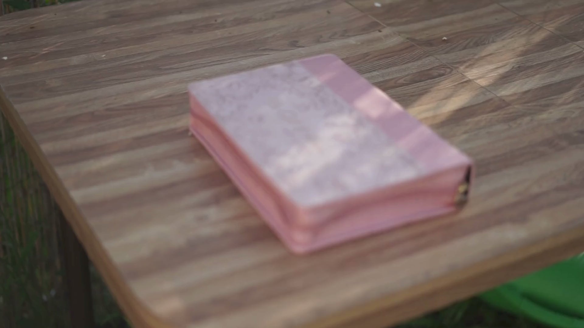 Be Still & Know – Pink Floral Faux Leather Bible Cover